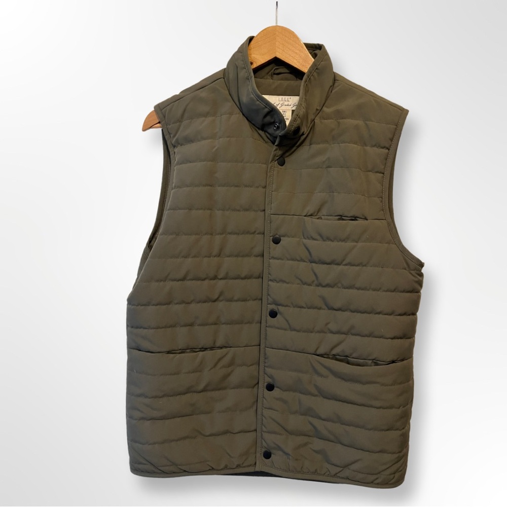 Men’s H&M l.o.g.g. Puffer Vest | size M olive green